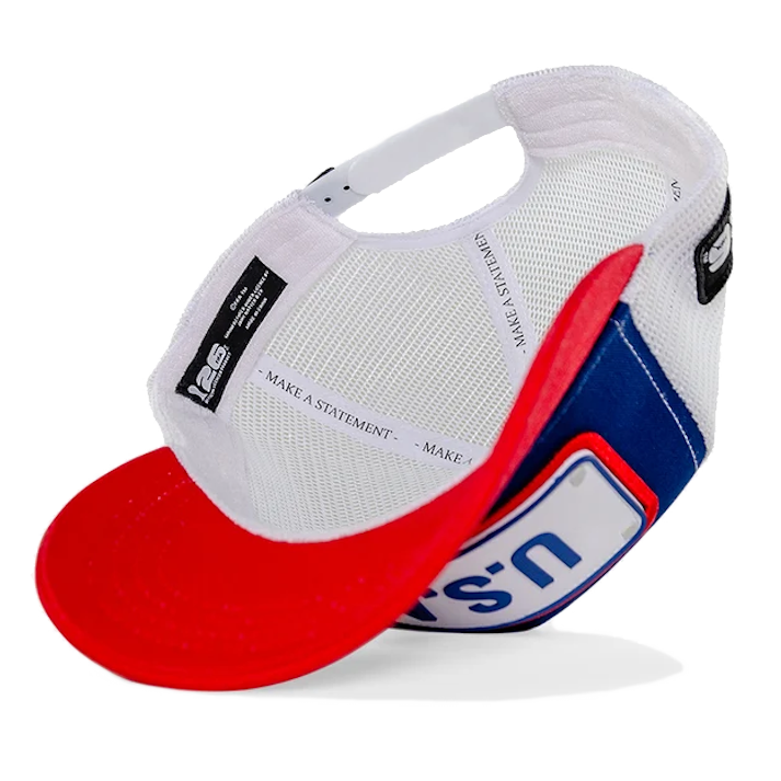 John Hatter & Co. - RUBBER - U.S.A - BLUE WHITE RED