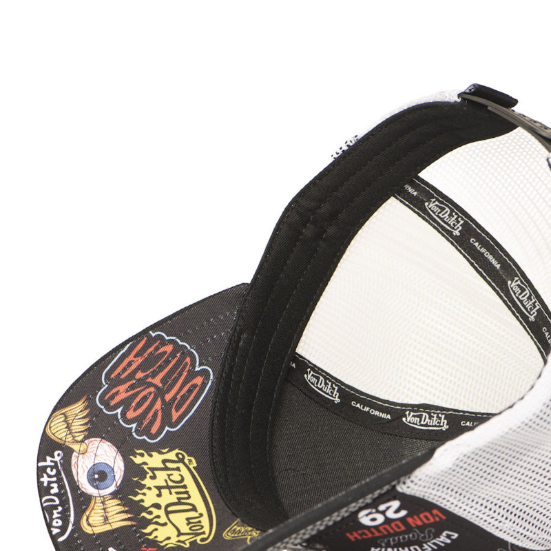 Von Dutch Sublimation16 Black White Trucker