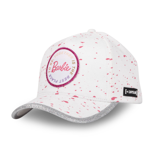 CAPSLAB Barbie White Suede
