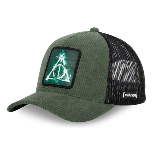 CAPSLAB Harry Potter Deathly Hallows Green and Black