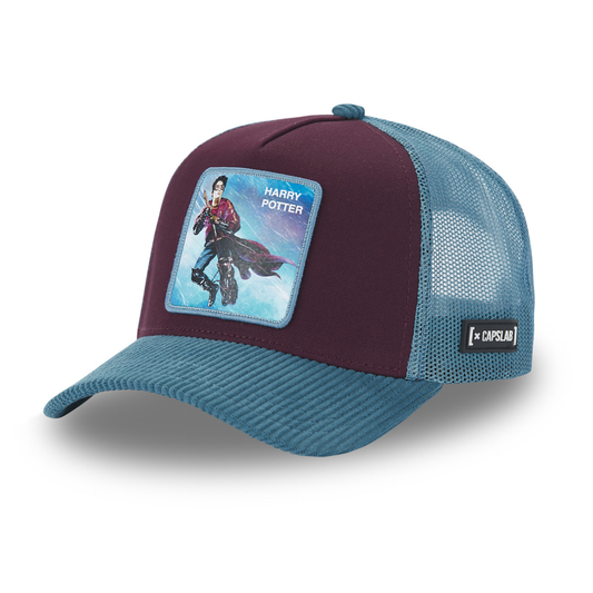 CAPSLAB Harry Potter Snapback Blue Cotton and Velvet