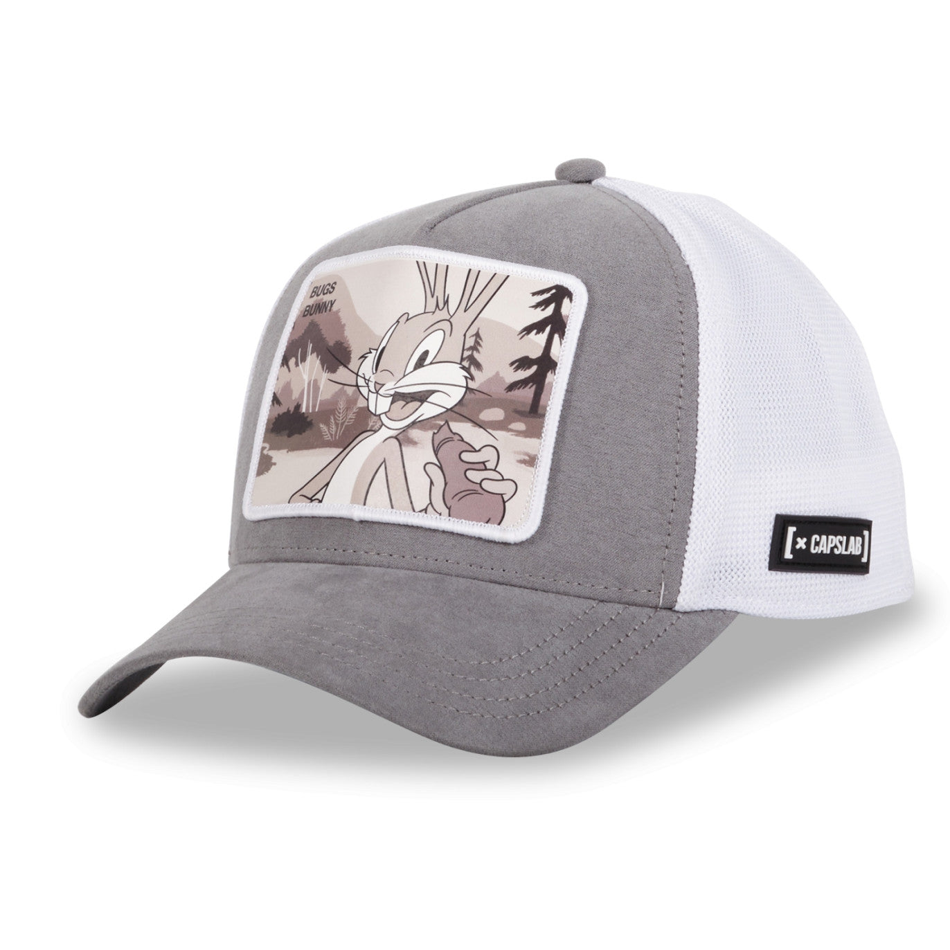 CAPSLAB Looney Tunes Bugs Bunny Suede Grey