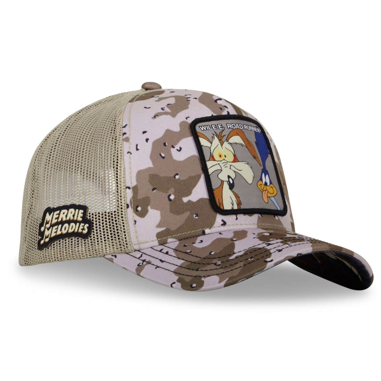 CAPSLAB Looney Tunes Coyote, Bip Bip Beige Camouflage