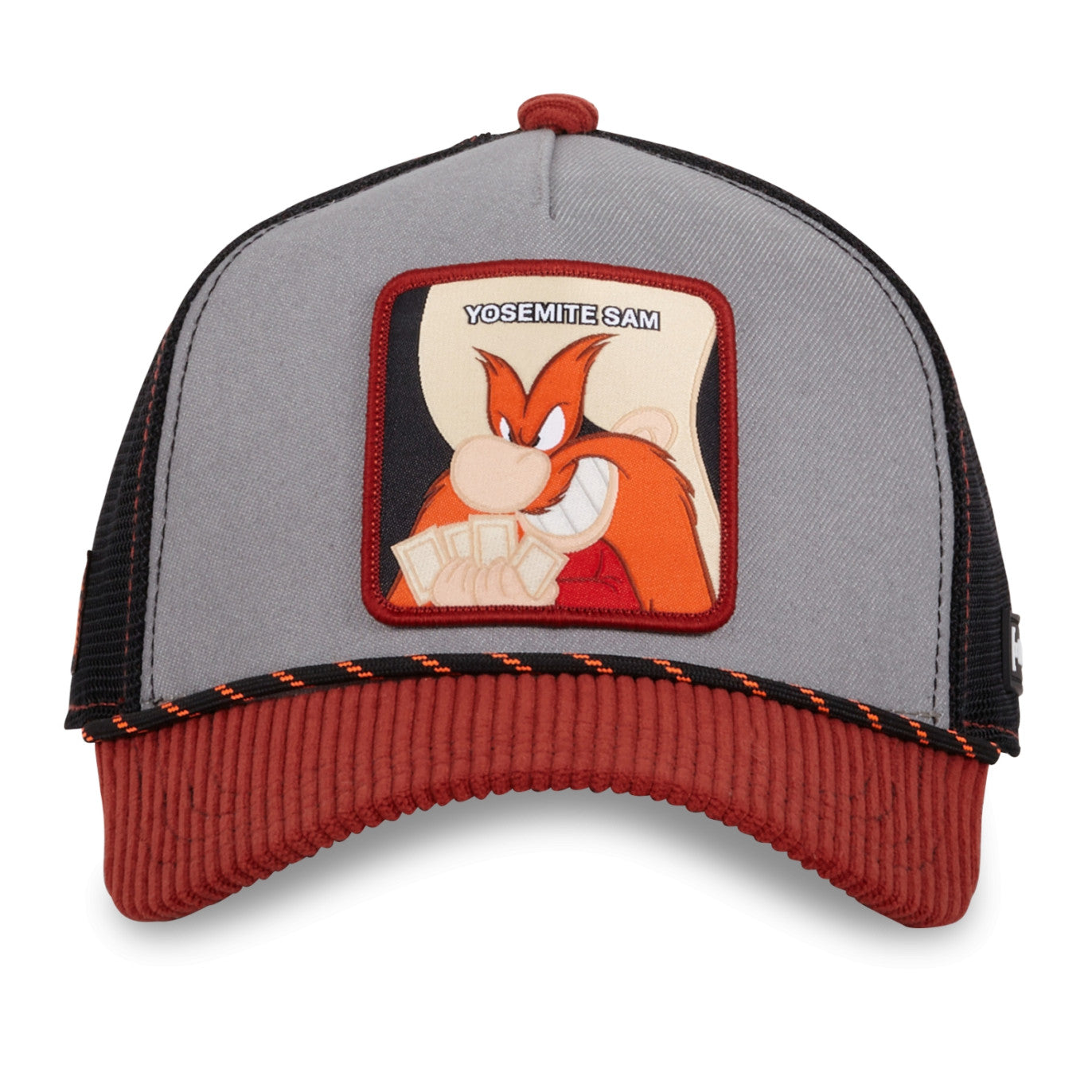 CAPSLAB Looney Tunes Yosemite Sam Gray Brown Velvet