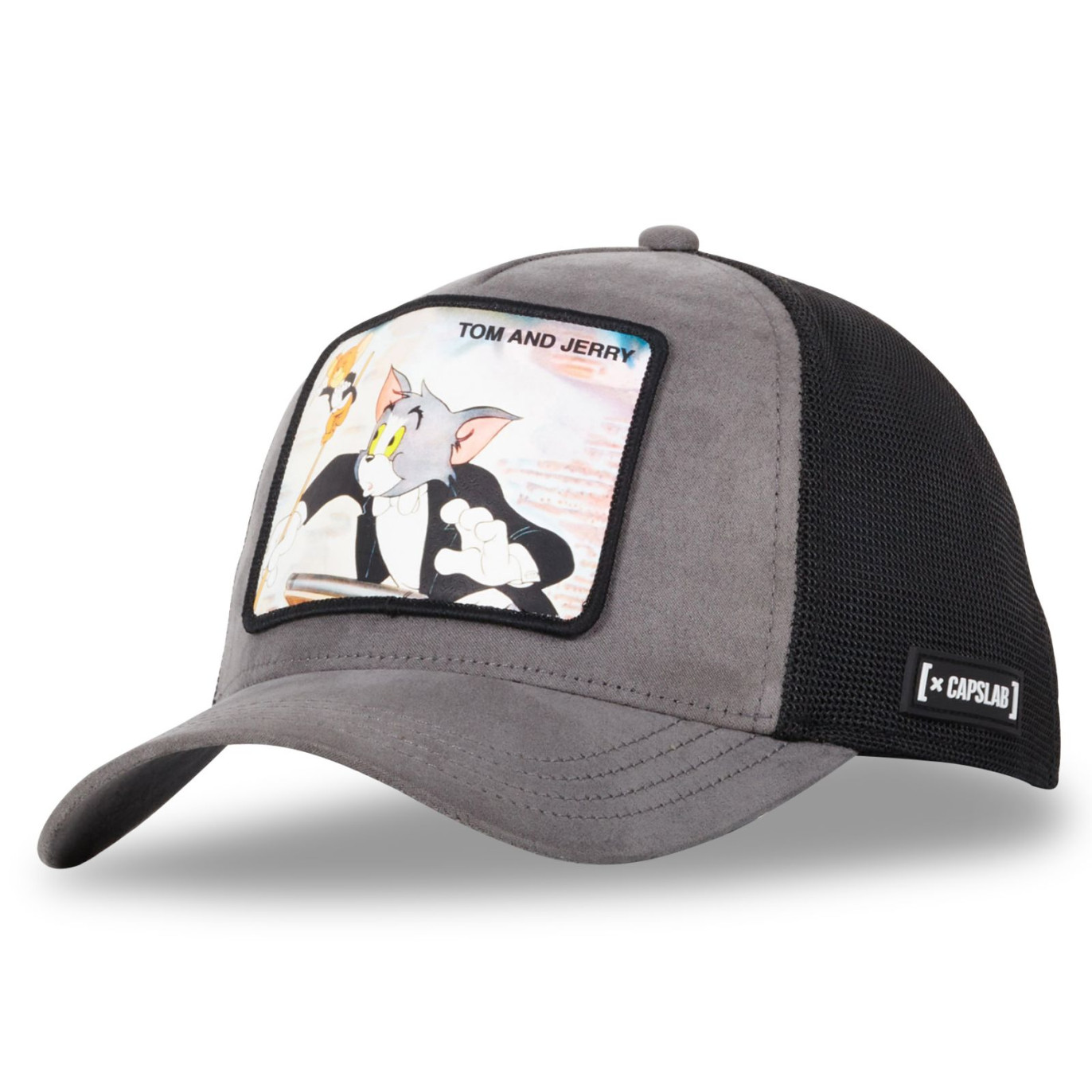 CAPSLAB Tom & Jerry Concert Patch Grey