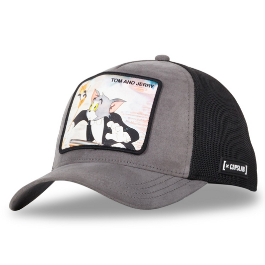 CAPSLAB Tom & Jerry Concert Patch Grey