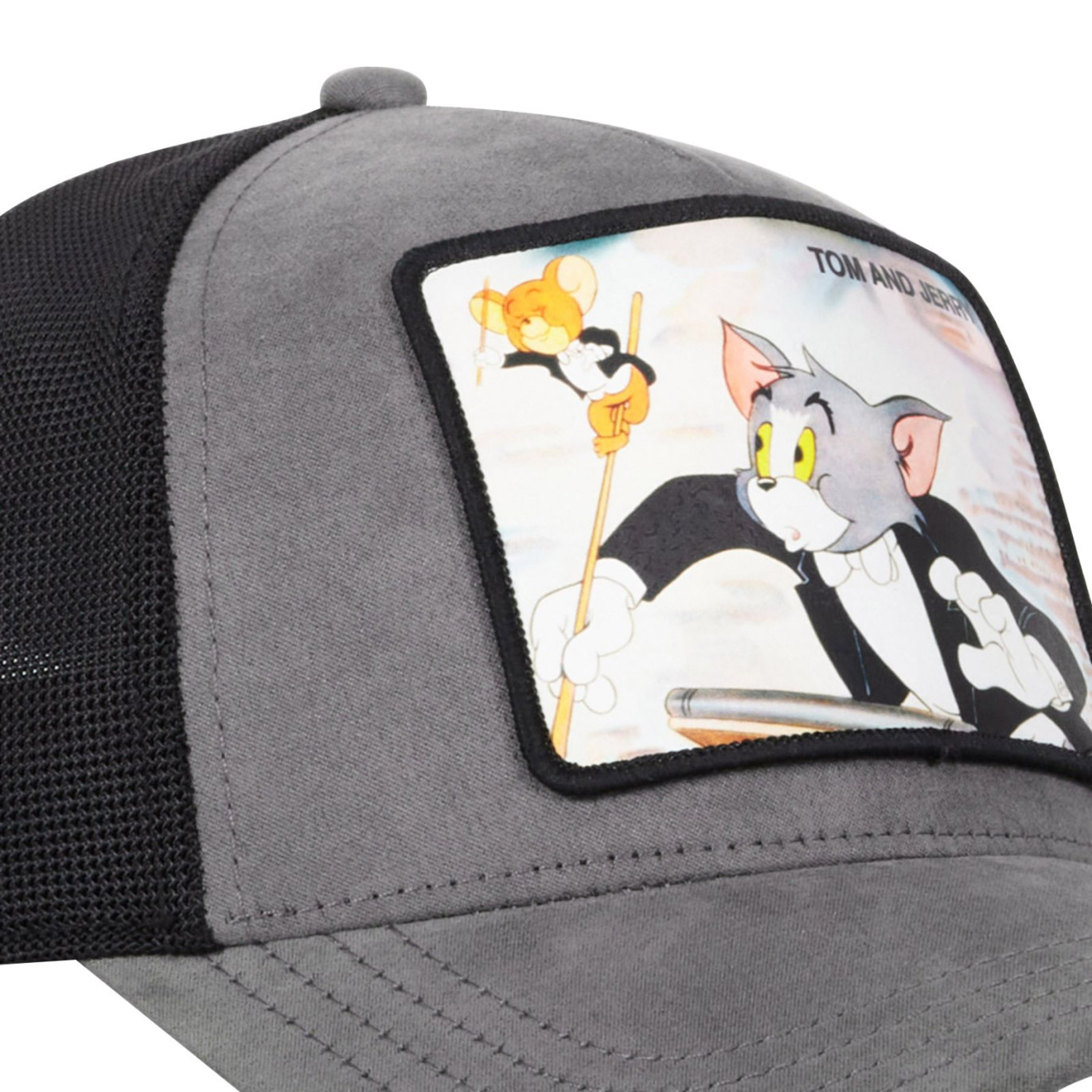 CAPSLAB Tom & Jerry Concert Patch Grey