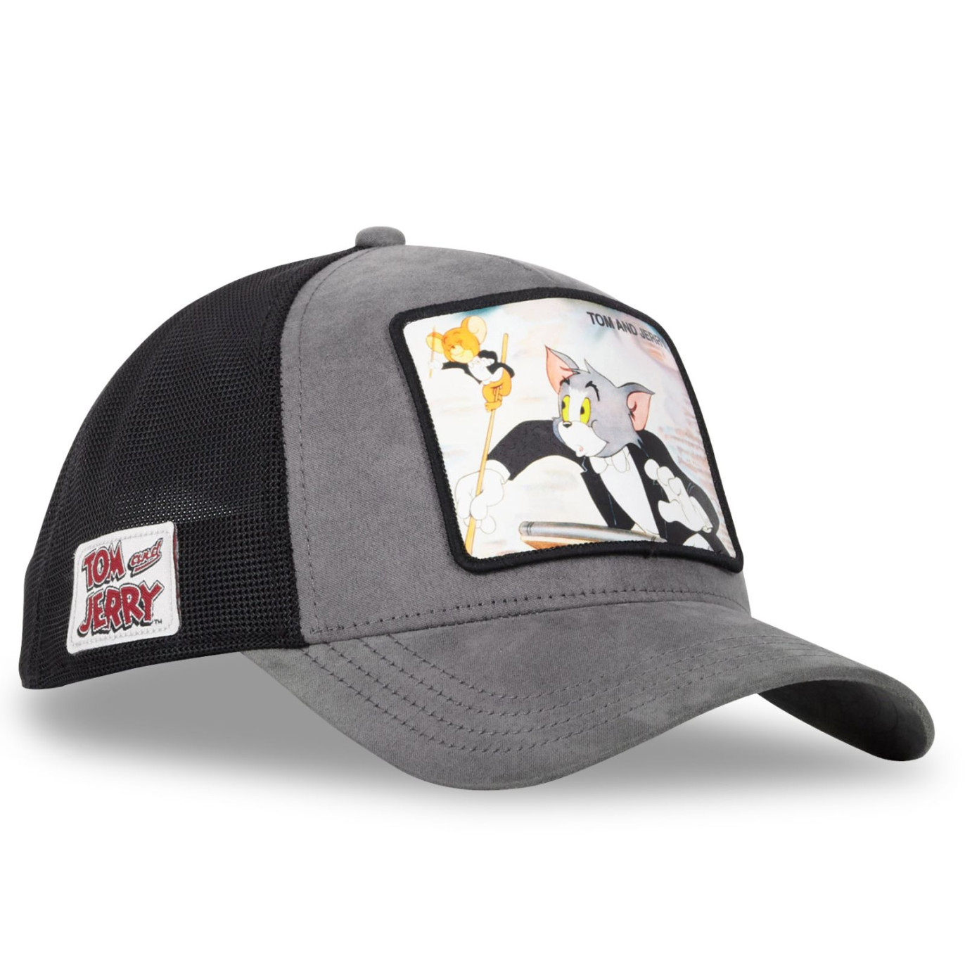 CAPSLAB Tom & Jerry Concert Patch Grey
