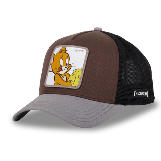 CAPSLAB Tom & Jerry Jerry Cheese Brown Grey
