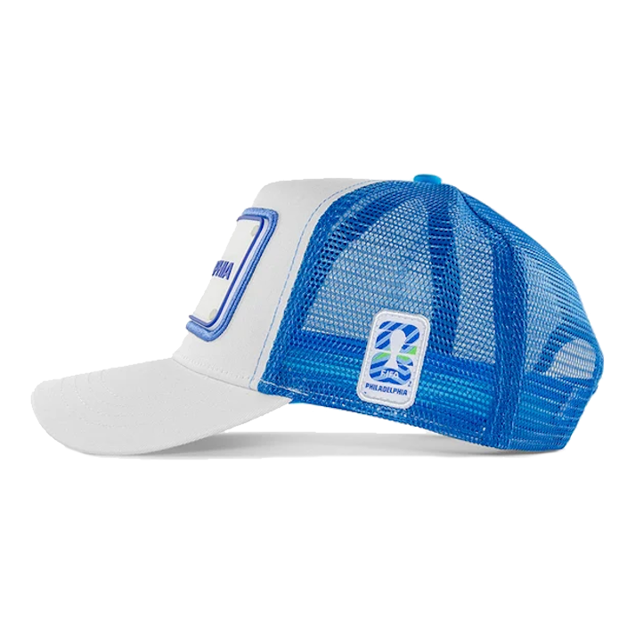 John Hatter & Co. - RUBBER - PHILADELPHIA CITY - WHITE BLUE