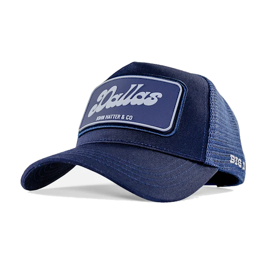 John Hatter & Co. - RUBBER - CITY CAP - DALLAS NAVY