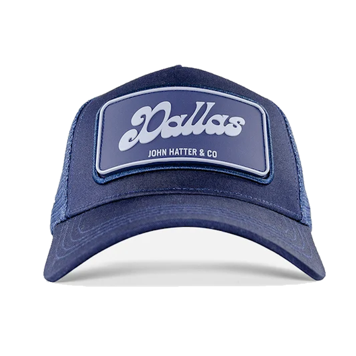 John Hatter & Co. - RUBBER - CITY CAP - DALLAS NAVY