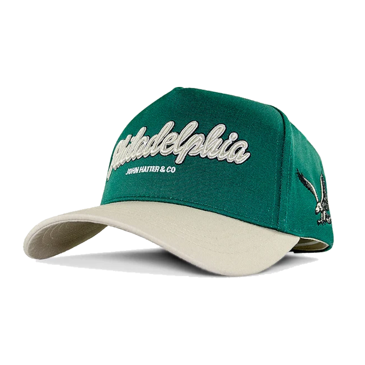 John Hatter & Co. - RUBBER - CITY CAP - PHILADELPHIA GREEN