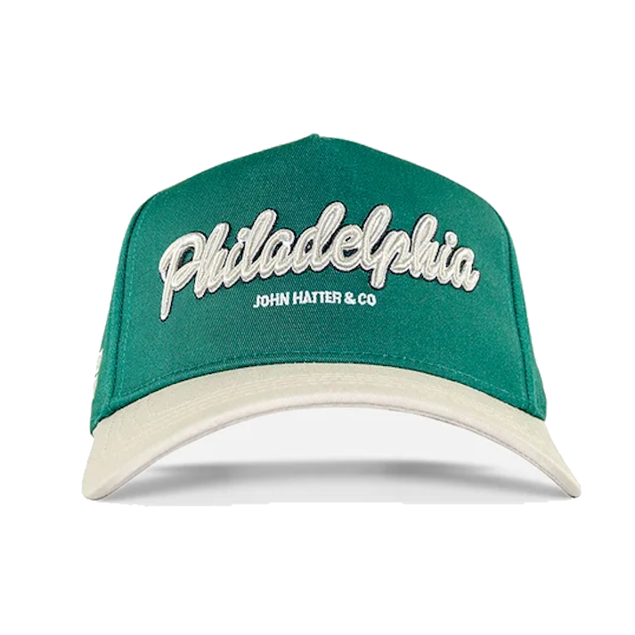 John Hatter & Co. - RUBBER - CITY CAP - PHILADELPHIA GREEN