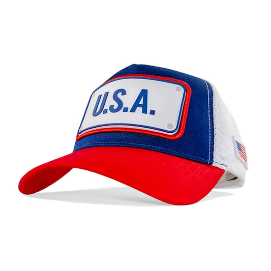 John Hatter & Co. - RUBBER - U.S.A - BLUE WHITE RED