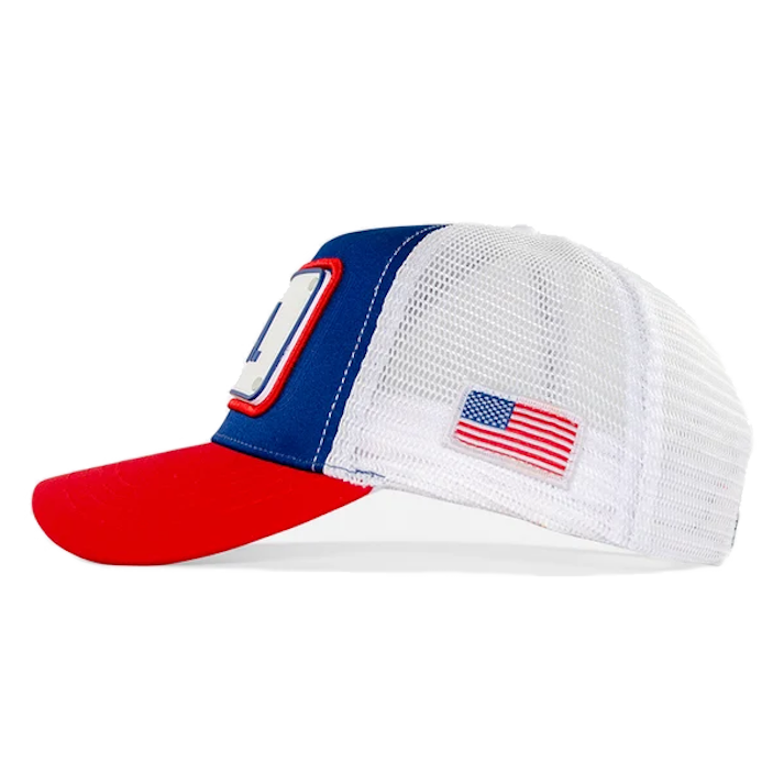 John Hatter & Co. - RUBBER - U.S.A - BLUE WHITE RED