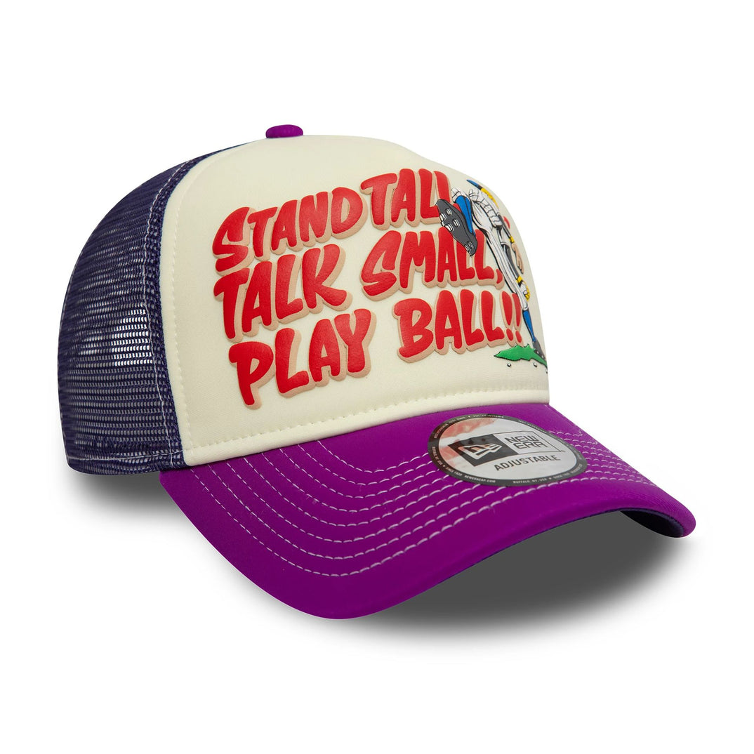 New Era Graphic Purple 9FORTY A-Frame Trucker