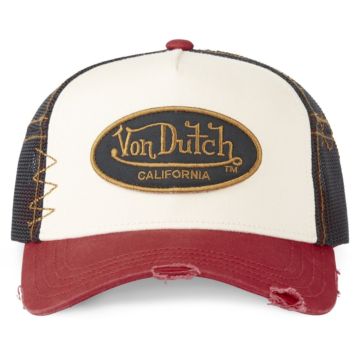 Von Dutch CT GRRE Red Beige Trucker