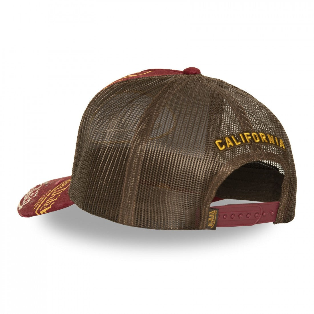 Von Dutch Cafe13 Dark Red Trucker