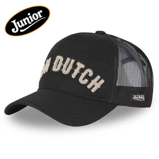 Von Dutch Junior Script Black Trucker