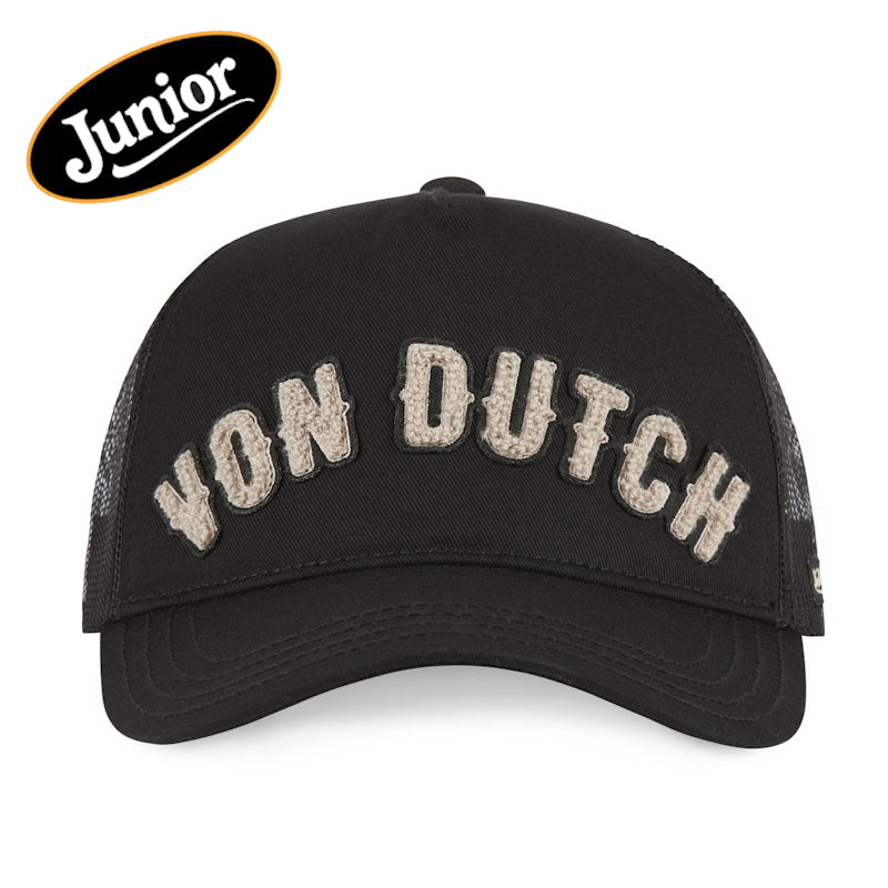 Von Dutch Junior Script Black Trucker