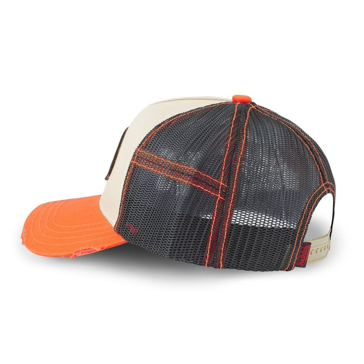 Von Dutch Orange Distressed Summer Trucker