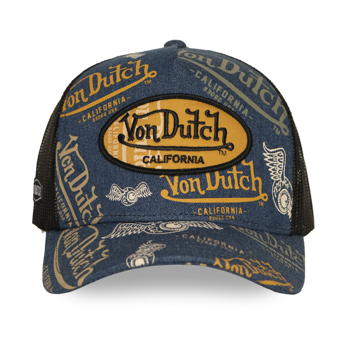Von Dutch Patches14 Denim Blue Trucker
