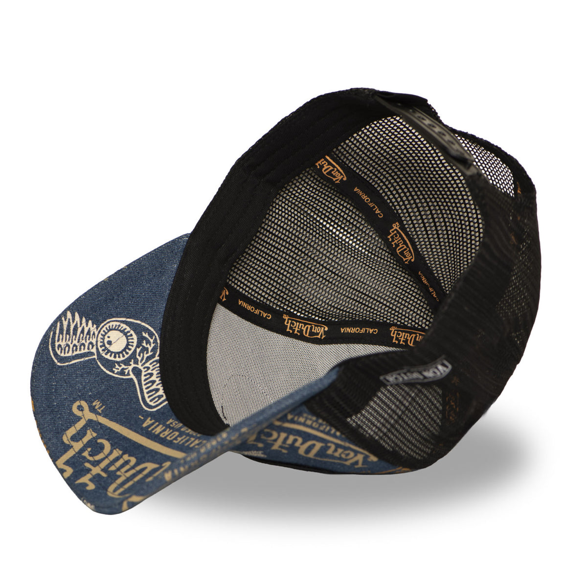 Von Dutch Patches14 Denim Blue Trucker