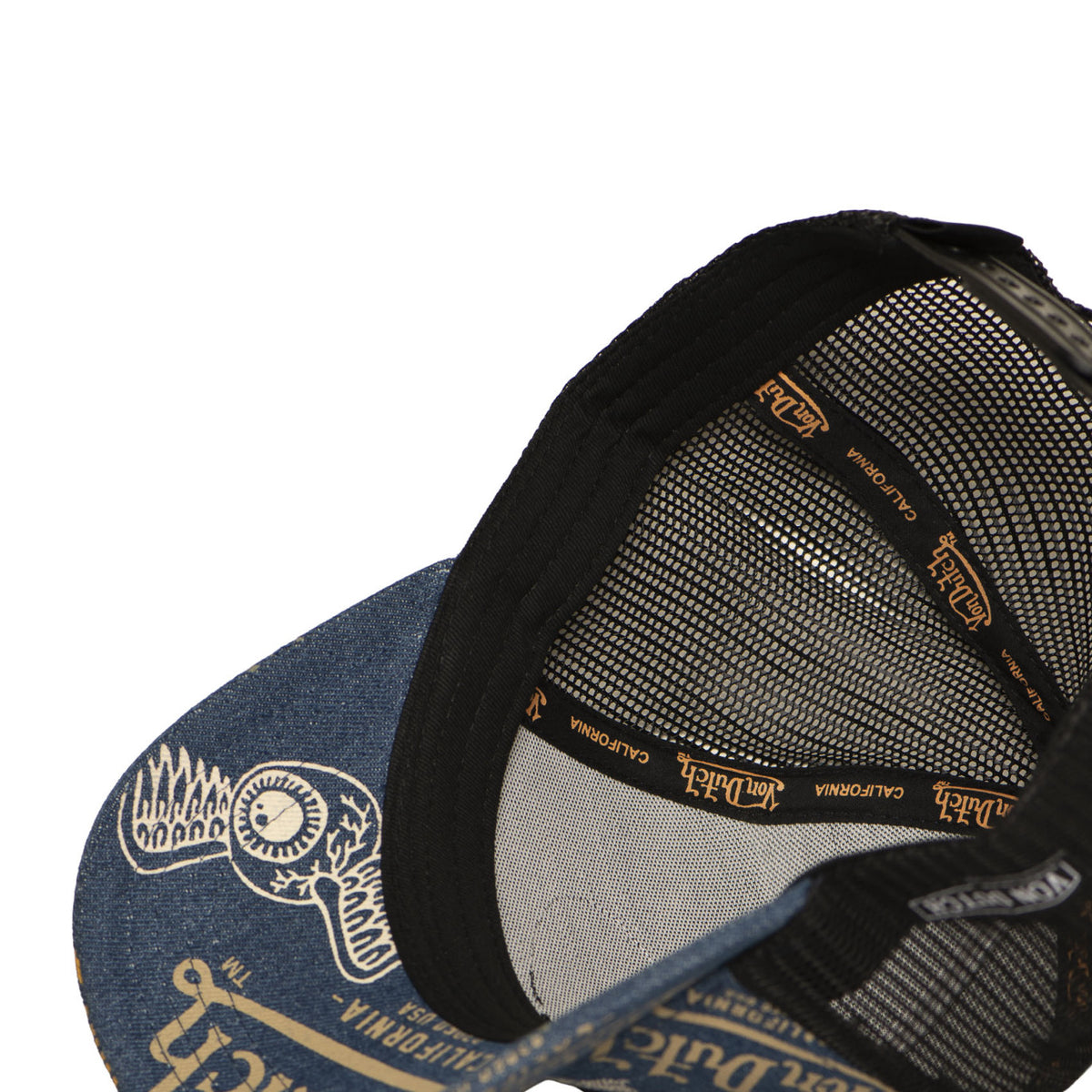 Von Dutch Patches14 Denim Blue Trucker