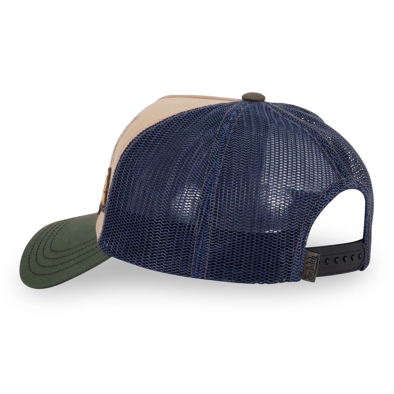 Von Dutch Patches07 Tiger Beige Kaki Navy Blue Trucker