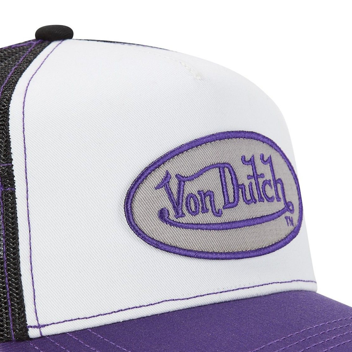Von Dutch Purple Distressed Summer Trucker