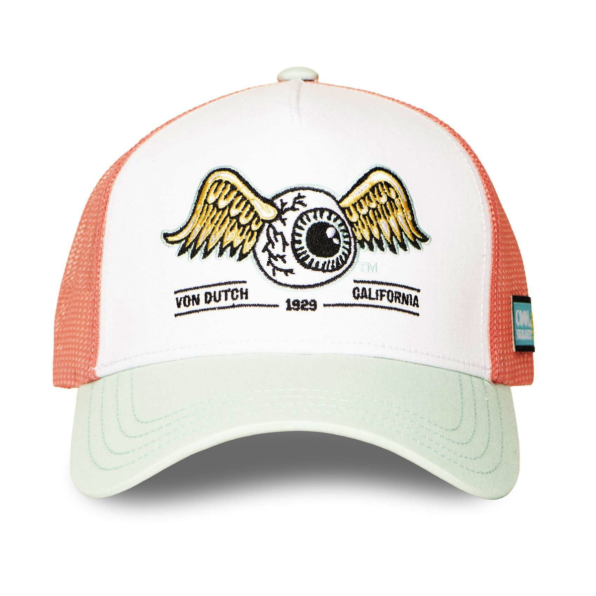 Von Dutch Surf14 Pastel Green Salmon Trucker