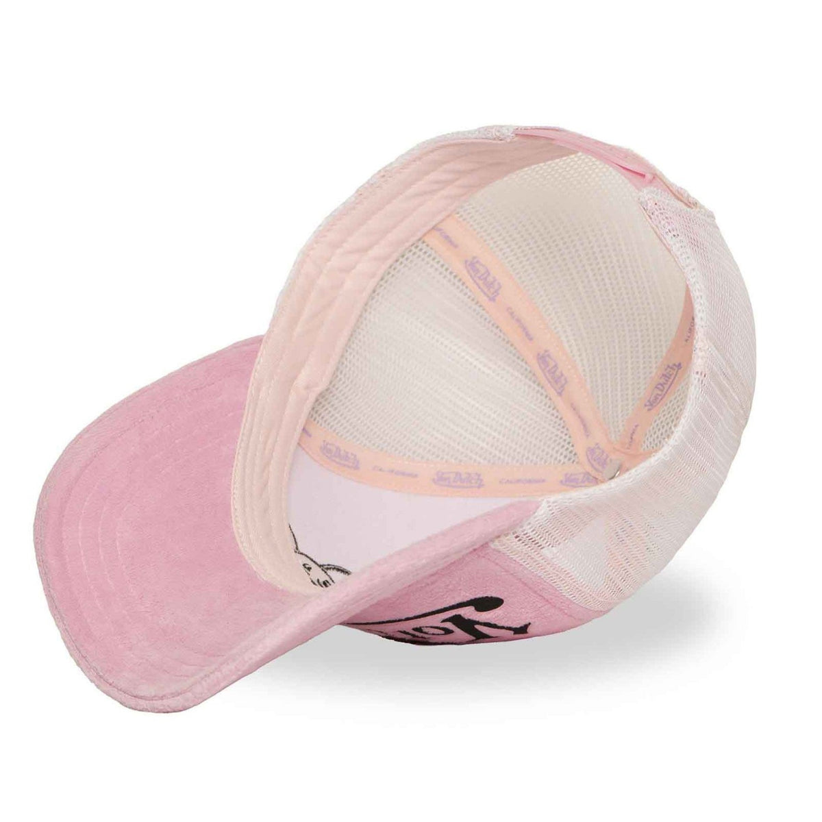 Von Dutch Women Velvet Pink "LOVE" Trucker