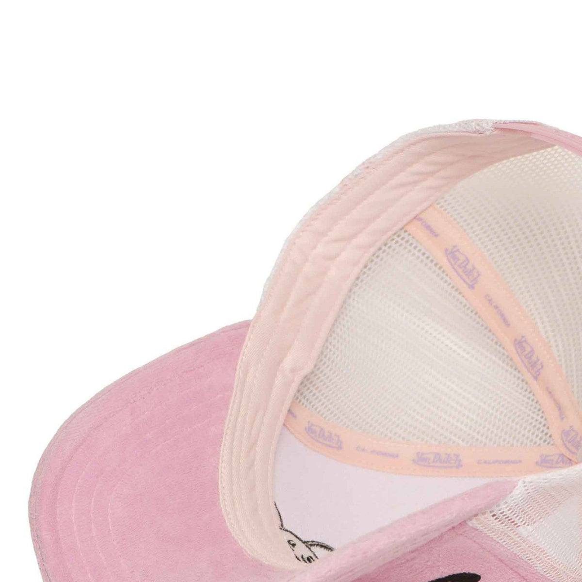 Von Dutch Women Velvet Pink "LOVE" Trucker