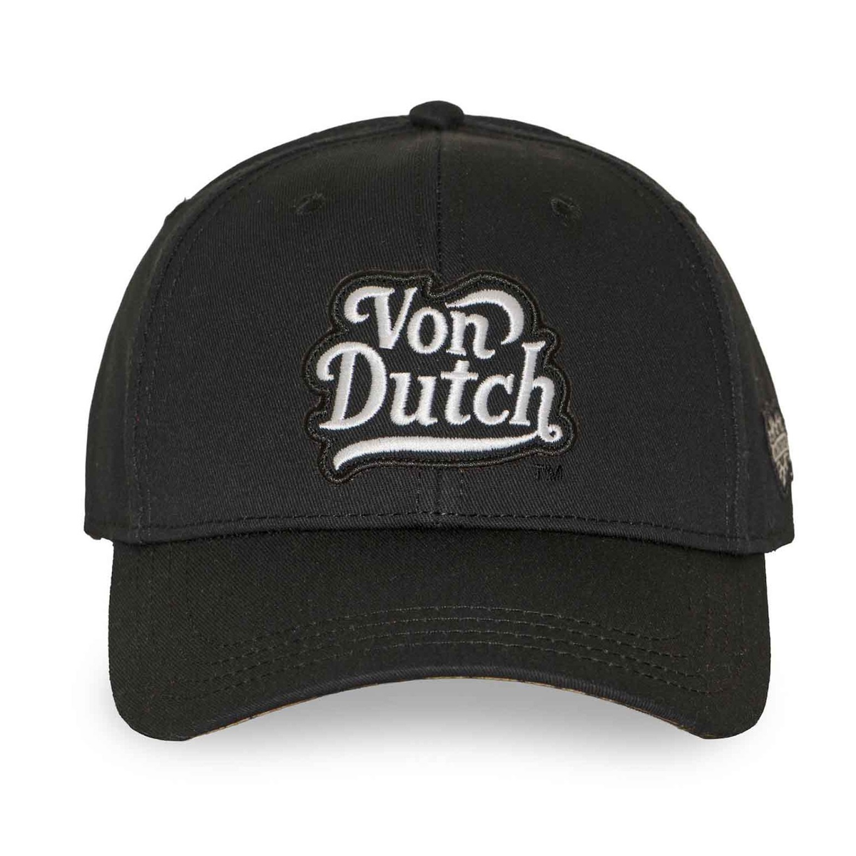 Von Dutch Women's Leopard Bow Black Baseball Cap