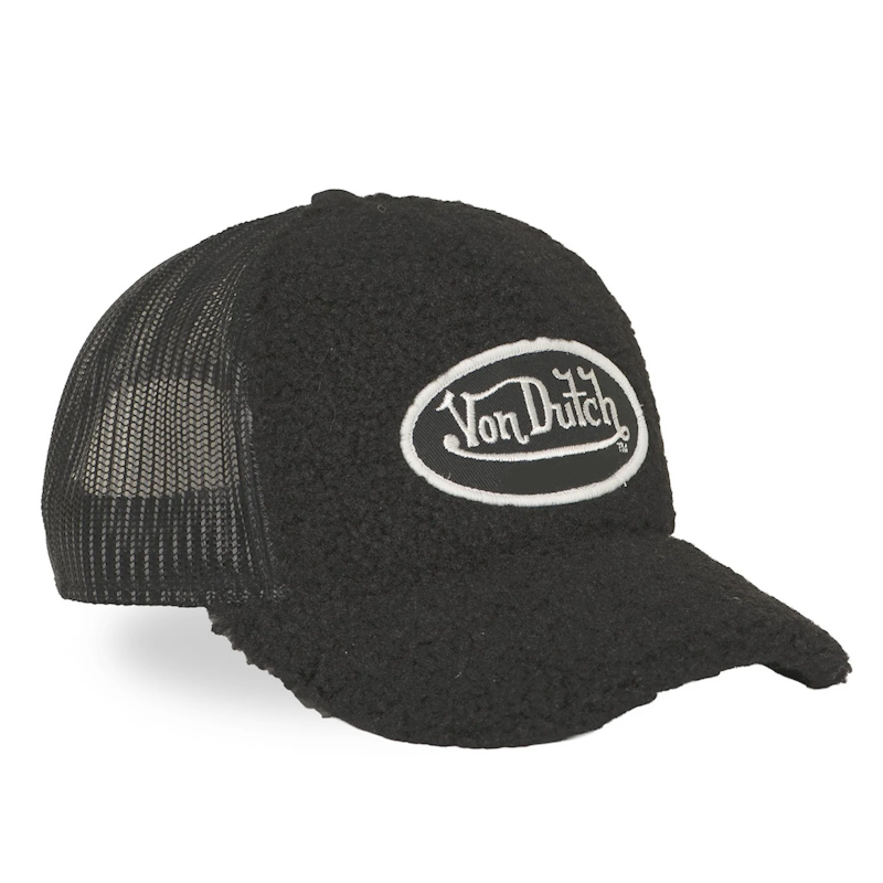 Von Dutch Women Sherpa Black Strapback