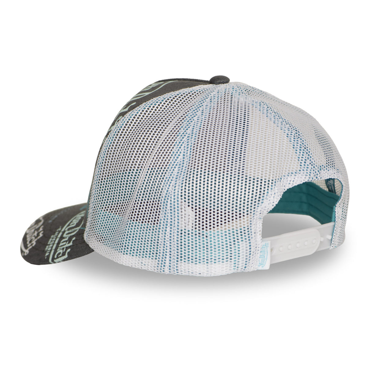Von Dutch Cafe Grey Turquoise Denim Trucker