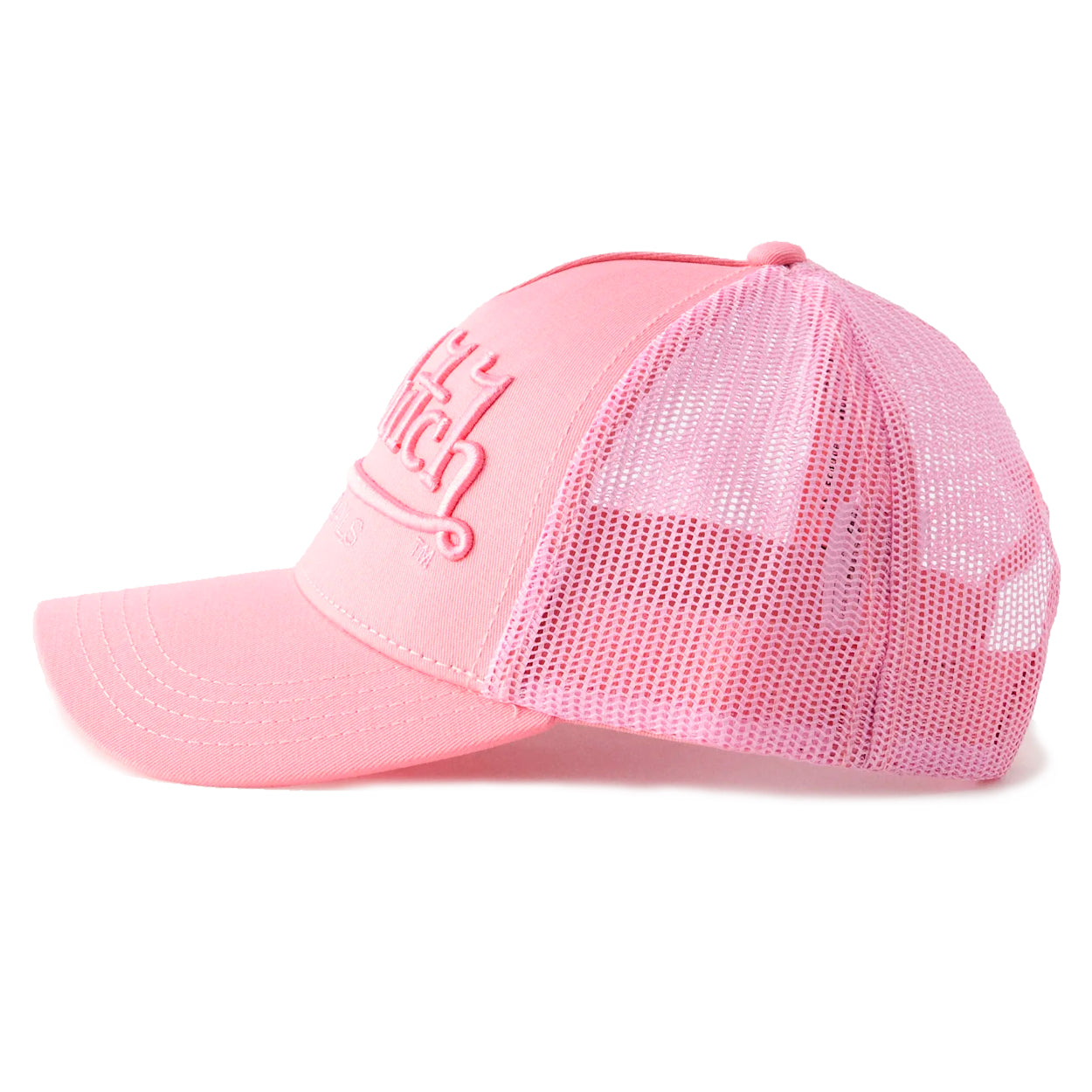 Von Dutch Pink Embroidery Logo Trucker