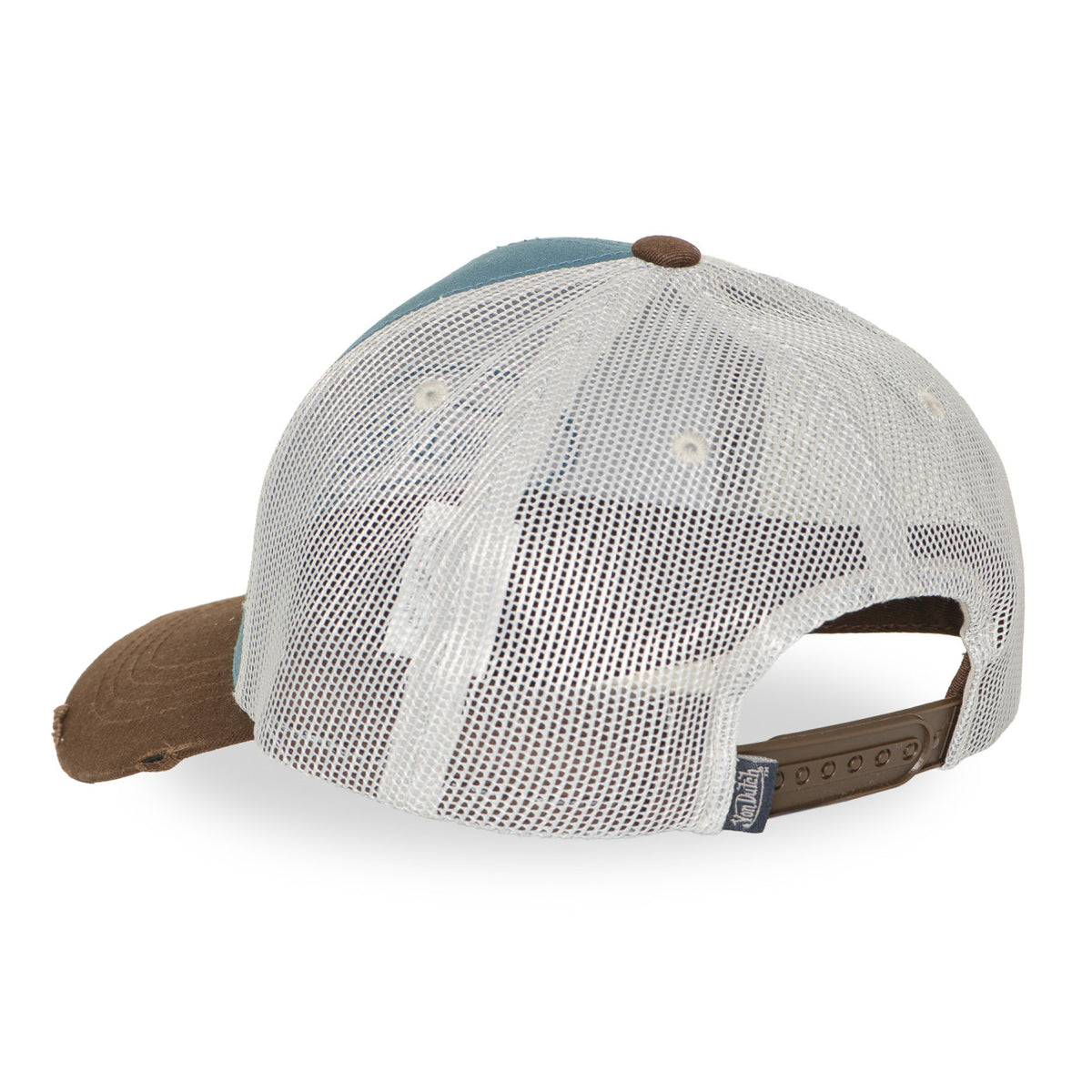 Von Dutch TAG01 Distressed Paint Blue Brown
