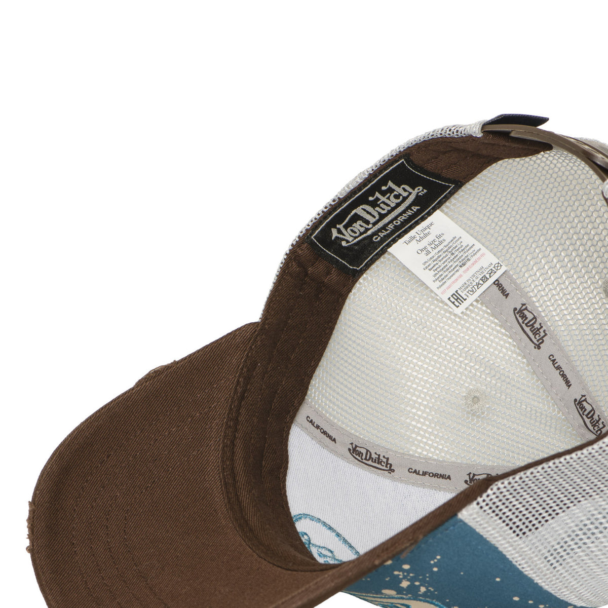 Von Dutch TAG01 Distressed Paint Blue Brown