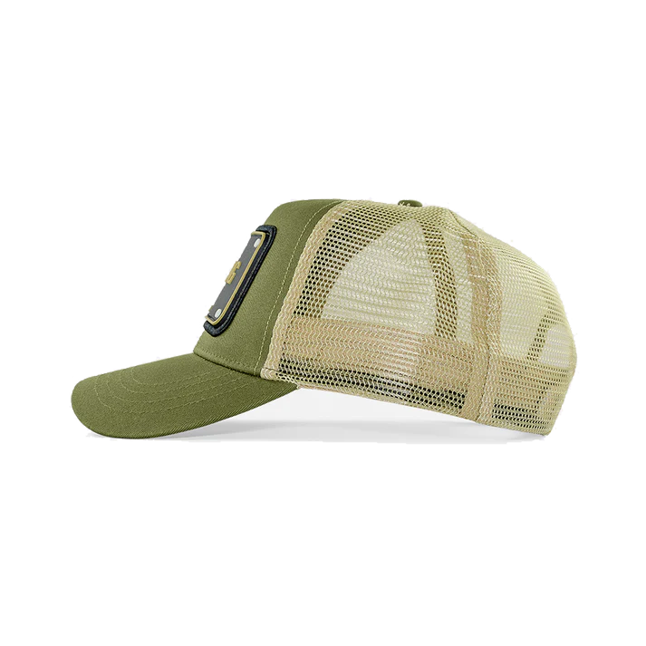 John Hatter & CO - RUBBER - CASH IS KING - OLIVE GREEN BEIGE