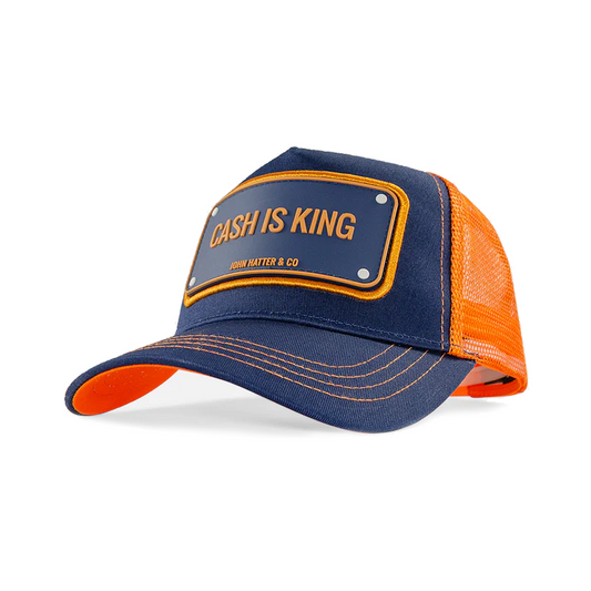 John Hatter & CO - RUBBER - CASH IS KING - NAVY ORANGE