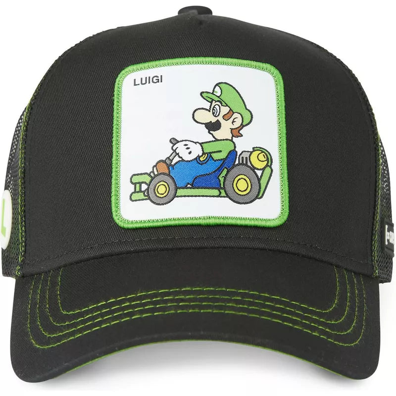 CAPSLAB Mario Kart Luigi Black Green