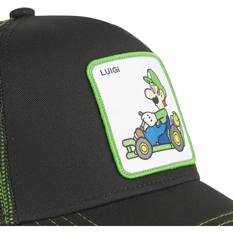 CAPSLAB Mario Kart Luigi Black Green