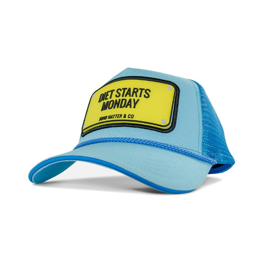 John Hatter & CO - RUBBER -DIET STARTS MONDAY - BLUE YELLOW