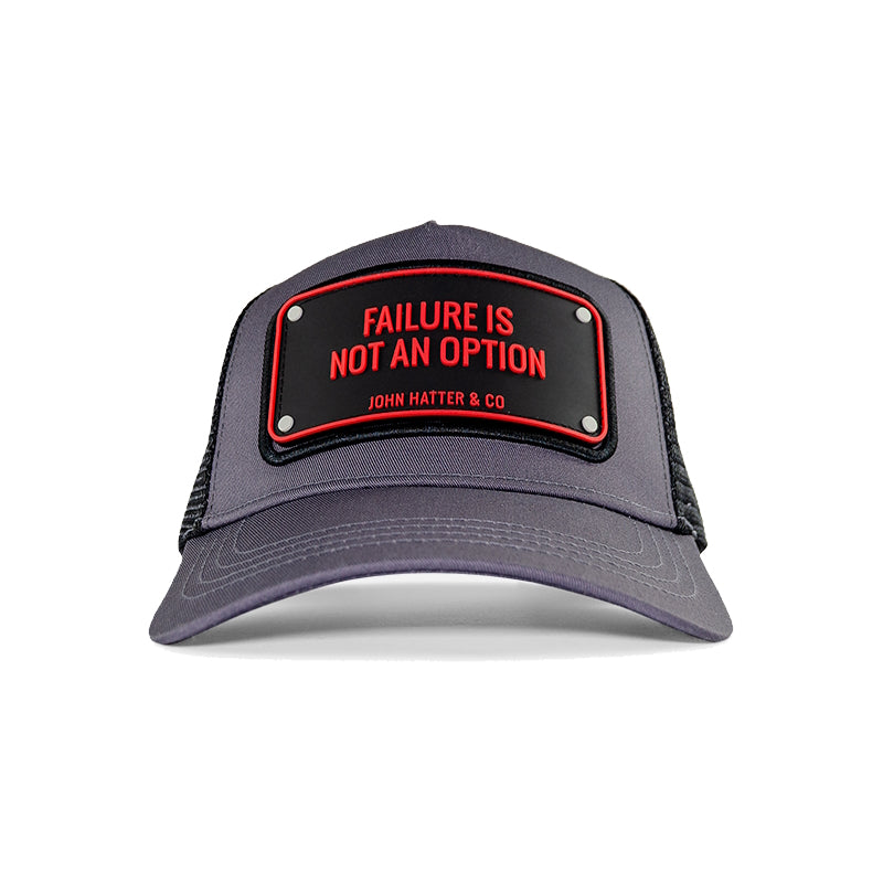 John Hatter & CO - RUBBER - FAILURE IS NOT AN OPTION - GREY BLACK