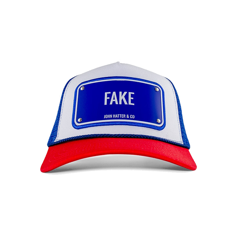 John Hatter & CO - ALUMINUM - FAKE - WHITE RED BLUE