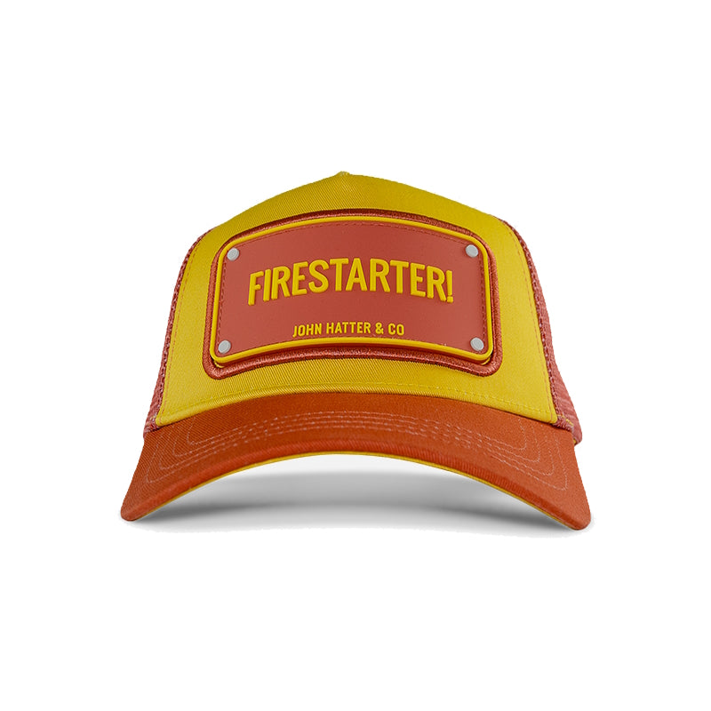 John Hatter & CO - RUBBER - FIRE STARTER! - ORANGE YELLOW