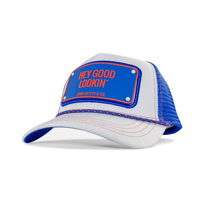 John Hatter & CO - RUBBER - HEY GOOD LOOKIN' - WHITE BLUE