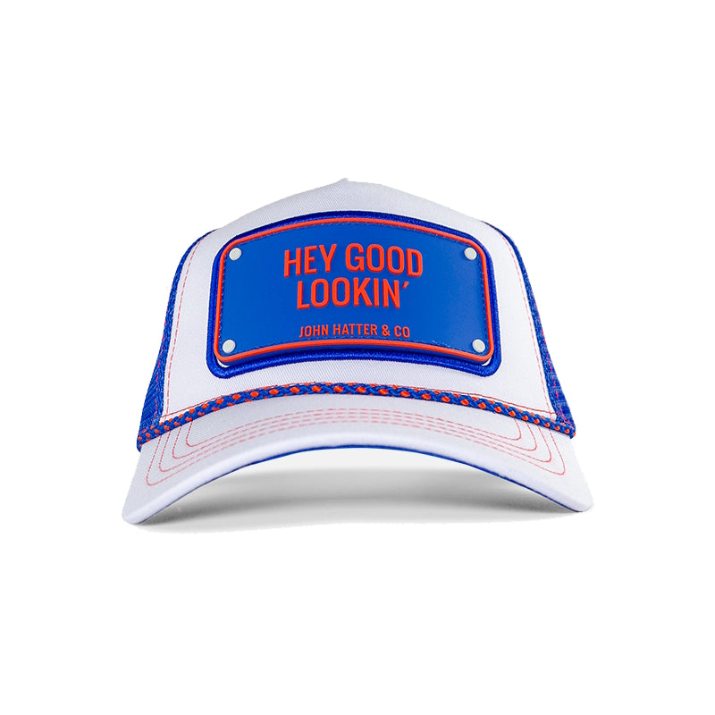 John Hatter & CO - RUBBER - HEY GOOD LOOKIN' - WHITE BLUE
